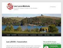 Tablet Screenshot of loco-motives.fr